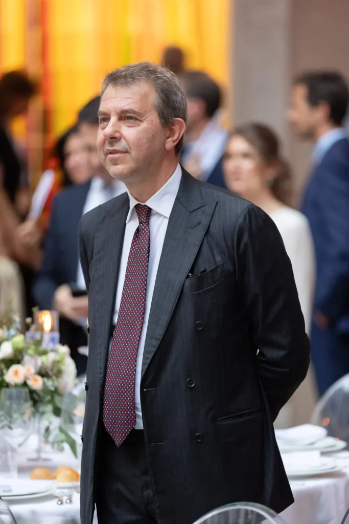 Francesco Giorgino, giornalista e Direttore Ufficio Studi Rai, durante l'evento di rilancio della Fondazione Lilly