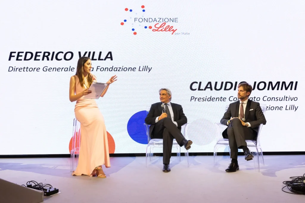 Intervento di Claudio Jommi e Federico Villa, durante la cena di gala