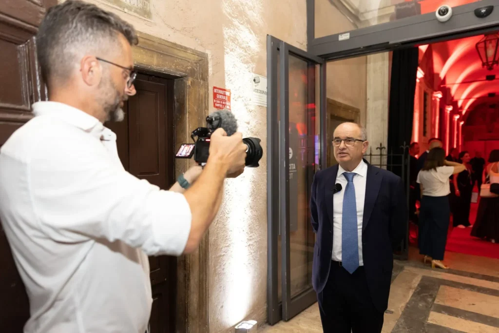 Ospiti della cena di gala dell'evento di rilancio della Fondazione Lilly