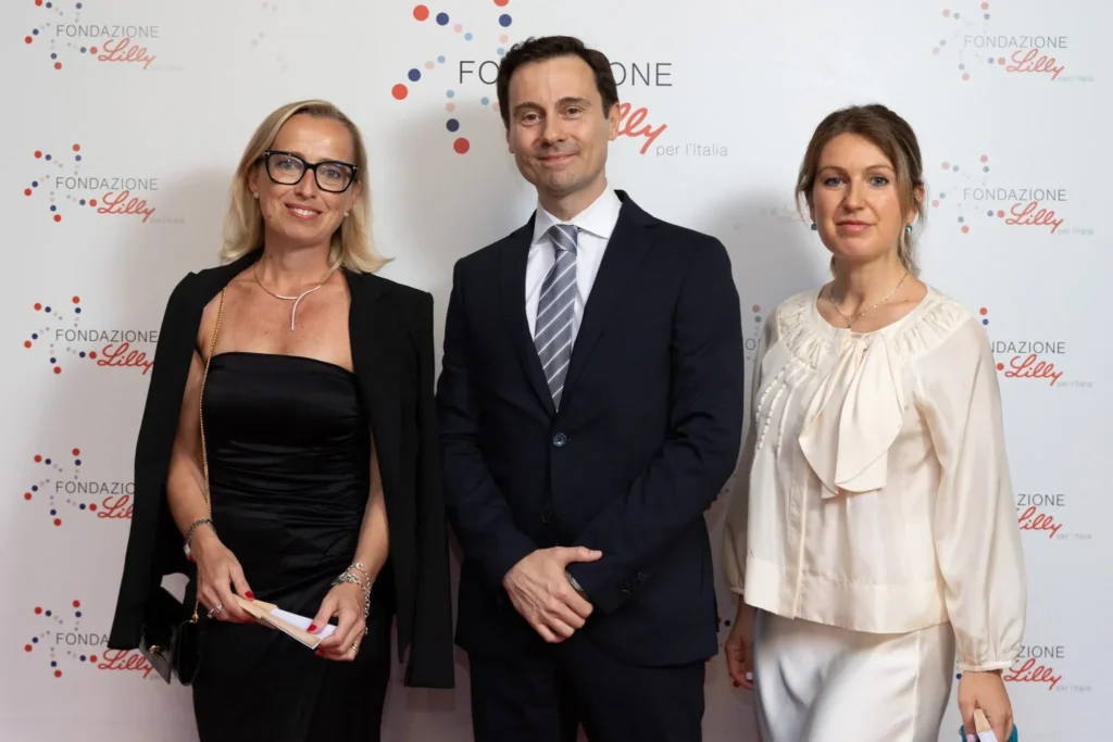 Ospiti della cena di gala dell'evento di rilancio della Fondazione Lilly