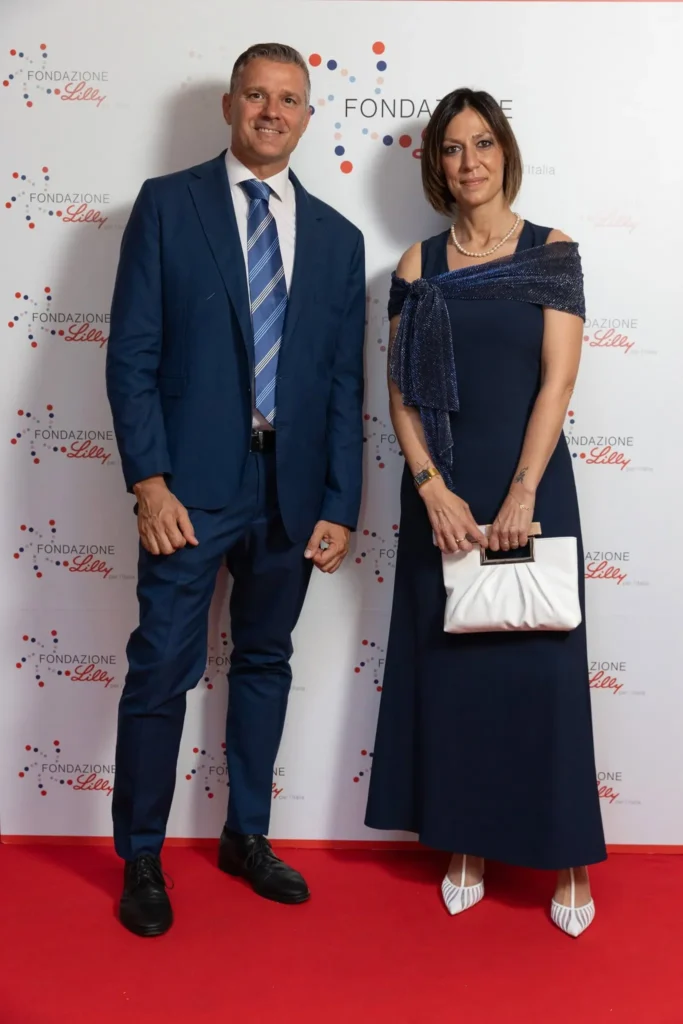 Ospiti della cena di gala dell'evento di rilancio della Fondazione Lilly